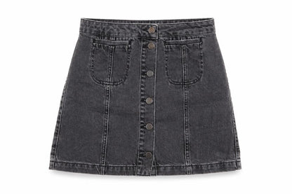 Womens UK Size 28 in Topshop A-Line Denim Skirt