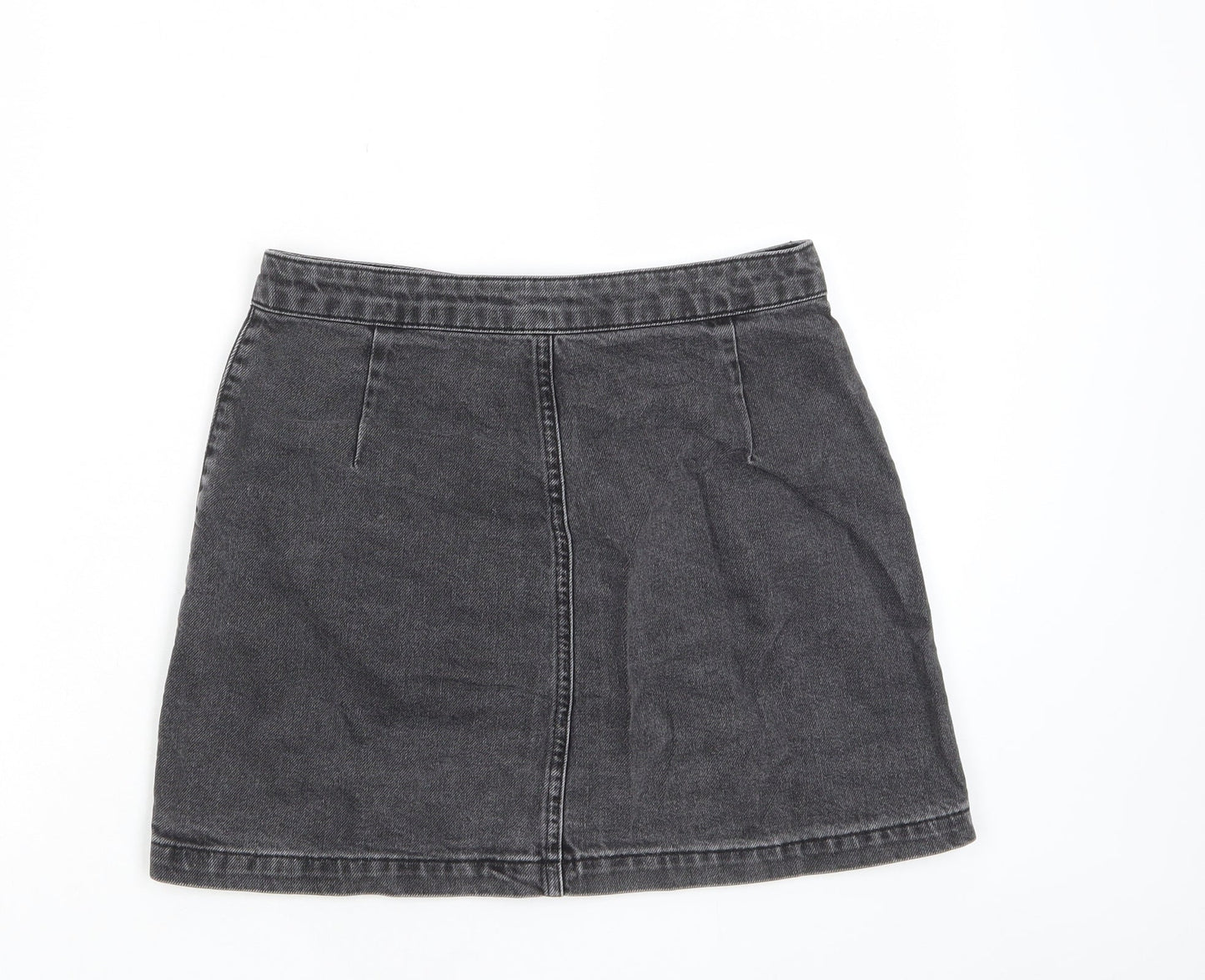 Womens UK Size 28 in Topshop A-Line Denim Skirt
