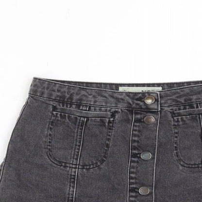 Womens UK Size 28 in Topshop A-Line Denim Skirt