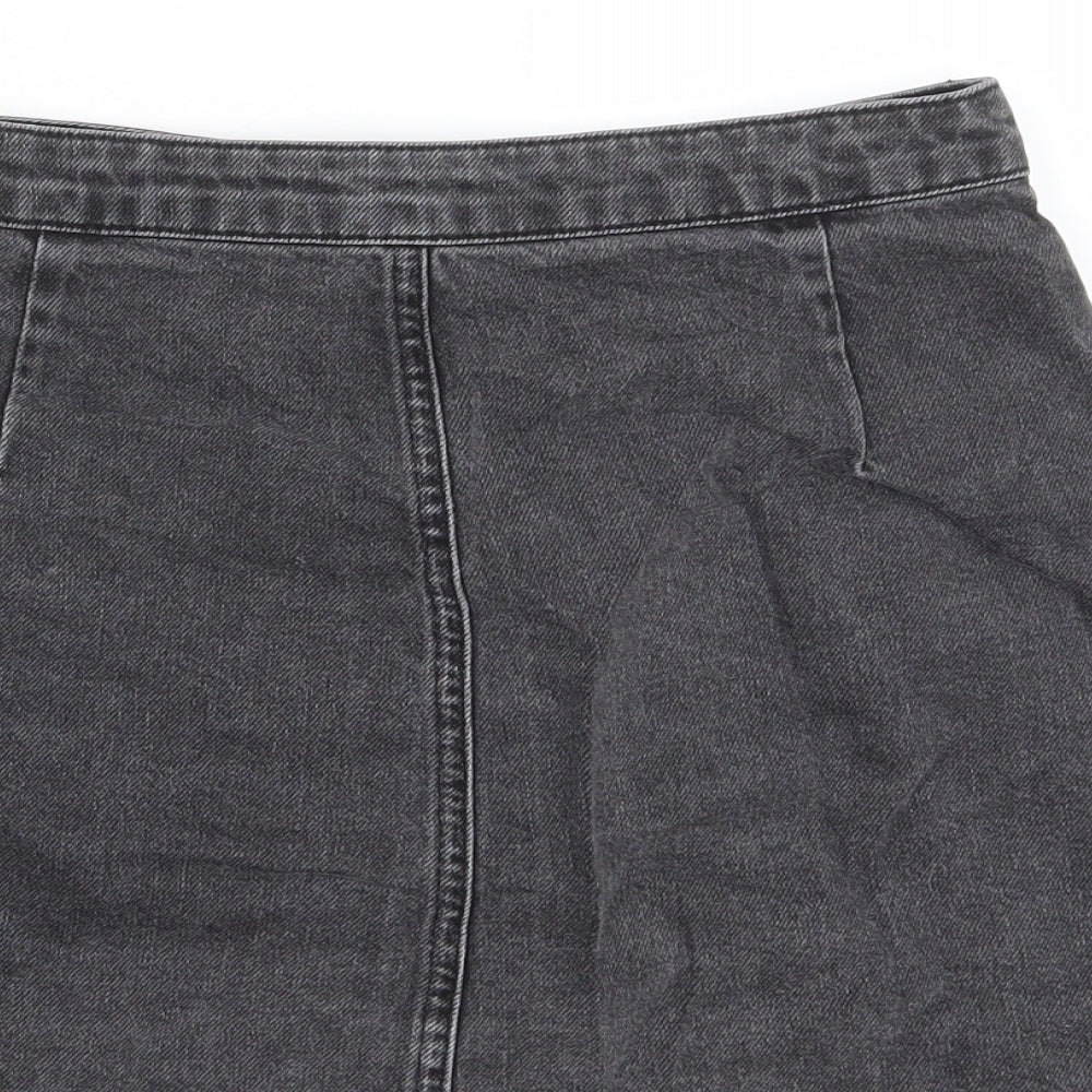 Womens UK Size 28 in Topshop A-Line Denim Skirt