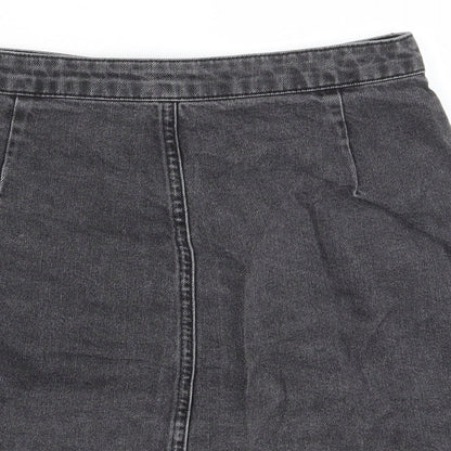 Womens UK Size 28 in Topshop A-Line Denim Skirt