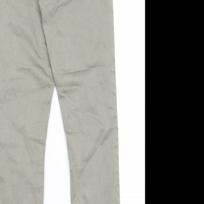 H&M Womens Green Cotton Skinny Jeans Size 27 in L30 in Regular Zip - Pockets, Belt Loops