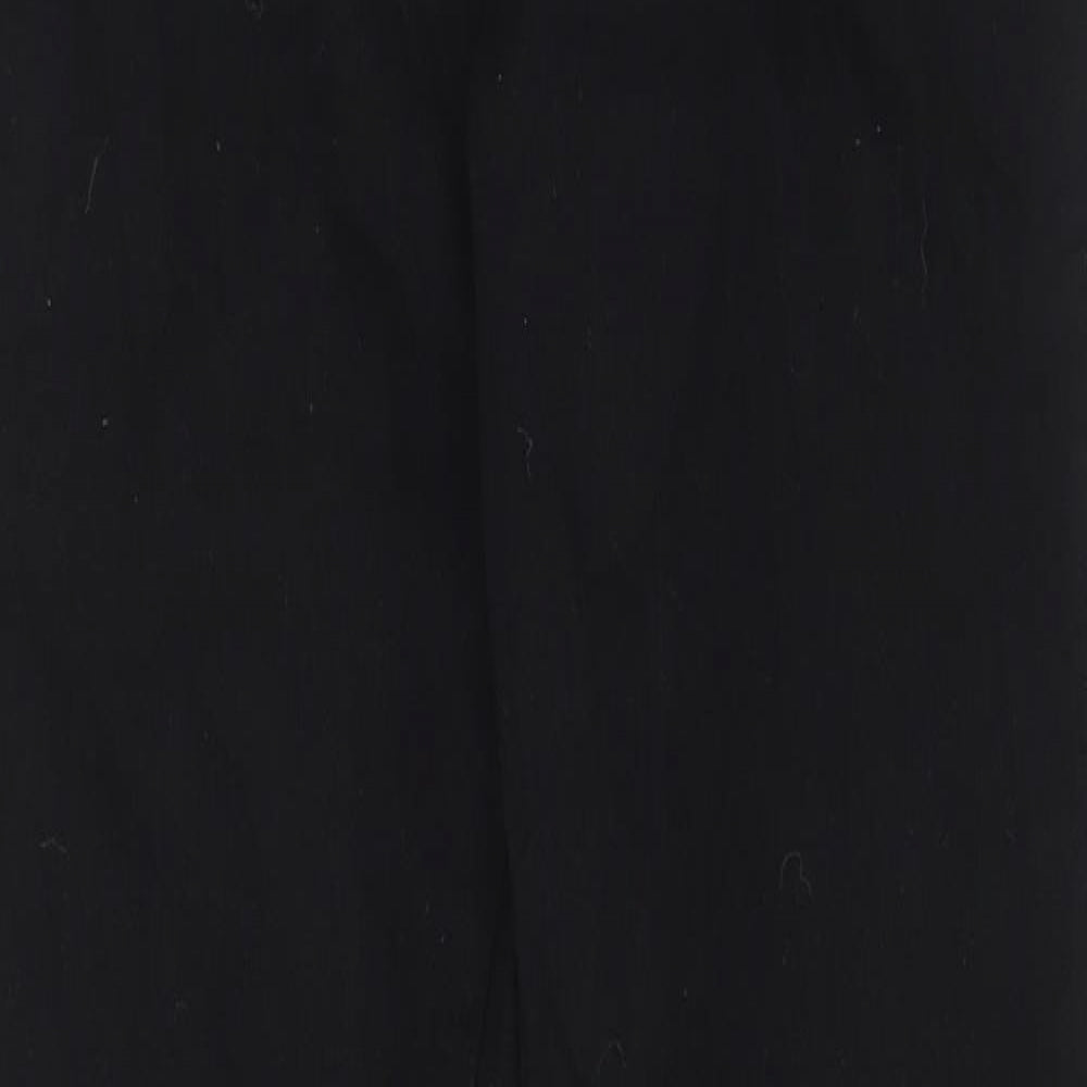 Aecupper Womens Black Cotton Skinny Jeans Size S L29 in Regular Button - Pockets, Belt Loops