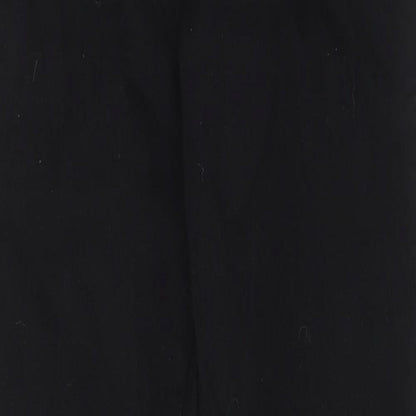 Aecupper Womens Black Cotton Skinny Jeans Size S L29 in Regular Button - Pockets, Belt Loops