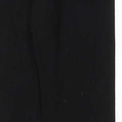 Aecupper Womens Black Cotton Skinny Jeans Size S L29 in Regular Button - Pockets, Belt Loops