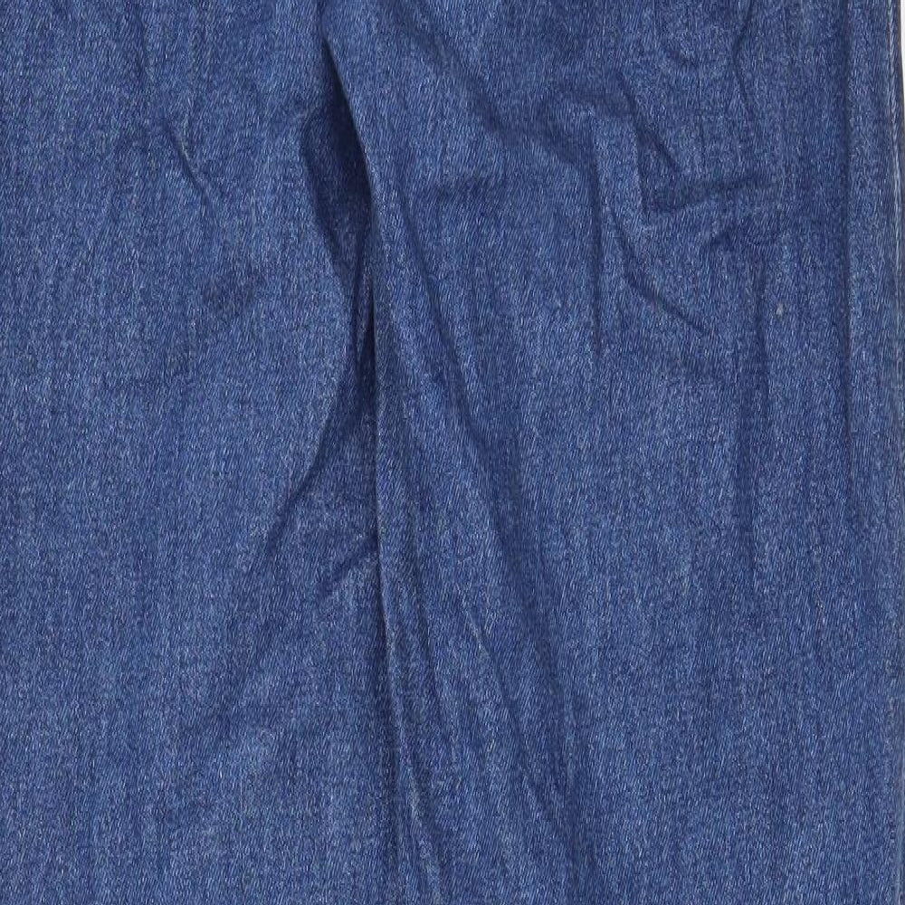 H&M Mens Blue Cotton Straight Jeans Size 28 in L31 in Regular Zip - Pockets, Belt Loops
