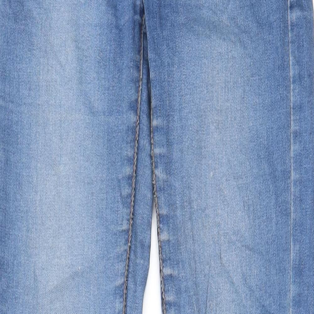 Levi's Womens Blue Cotton Skinny Jeans Size 23 in L28 in Regular Zip - Pockets, Logo