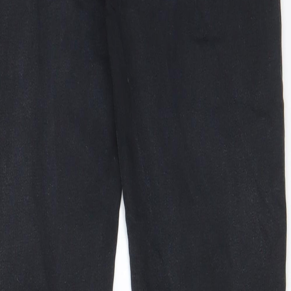 Topshop Womens Black Cotton Skinny Jeans Size 26 in L32 in Regular Zip - Pockets, Belt Loops