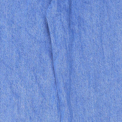 Denim & Co. Womens Blue Cotton Straight Jeans Size 8 L29 in Regular Zip - Pockets, Belt Loops