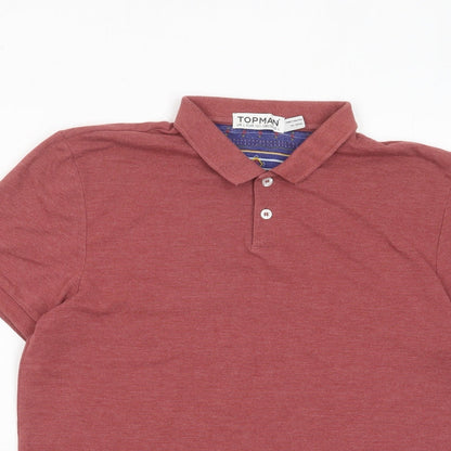 Mens UK Size L Topman Cotton Polo Shirt