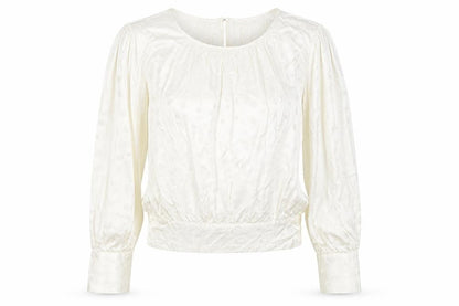 Womens UK Size 6 Marks and Spencer Ivory Basic Blouse