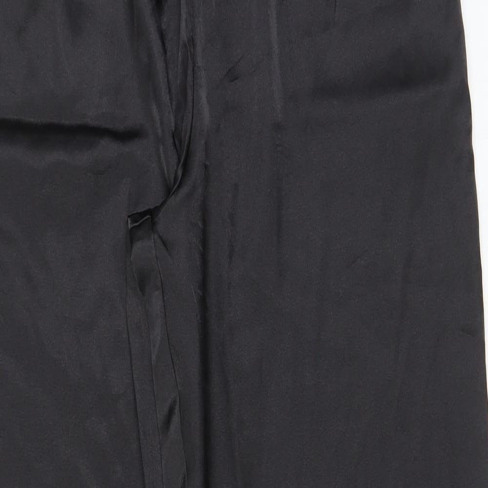 Womens UK Size L ASOS Regular Fit  Black Trousers