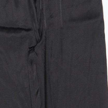 Womens UK Size L ASOS Regular Fit  Black Trousers