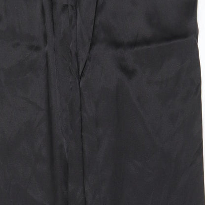 Womens UK Size L ASOS Regular Fit  Black Trousers