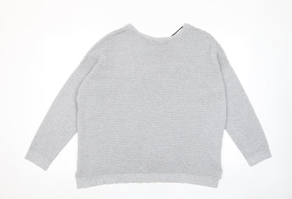 Womens UK Size XL Selected Femme Grey Pullover Jumper