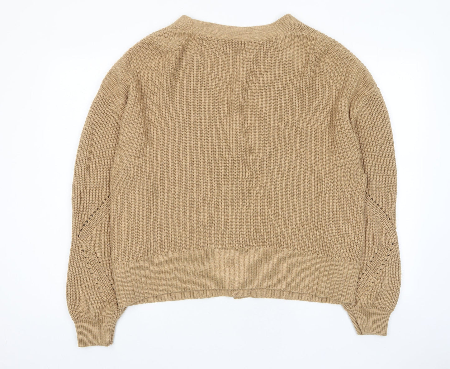 Womens UK Size XL Marks and Spencer Brown Cardigan Jumper