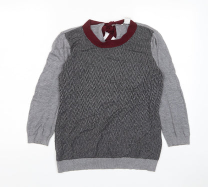 Womens UK Size 10 mamas & papas Grey Pullover Jumper