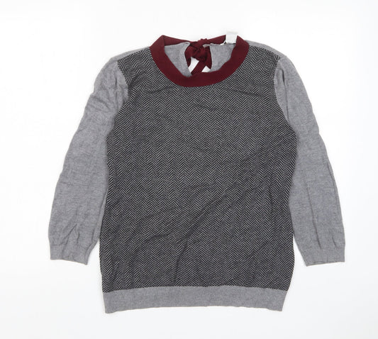 Womens UK Size 10 mamas & papas Grey Pullover Jumper