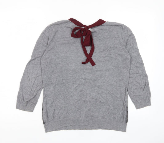Womens UK Size 10 mamas & papas Grey Pullover Jumper