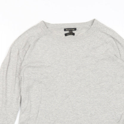 Womens UK Size M Mossimo Grey Pullover Jumper