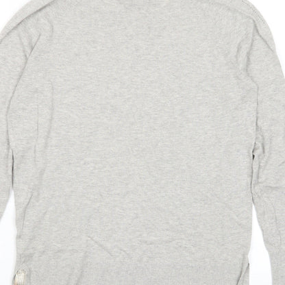 Womens UK Size M Mossimo Grey Pullover Jumper