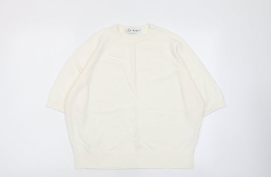 Womens UK Size 14 Berkertex Ivory Pullover Jumper