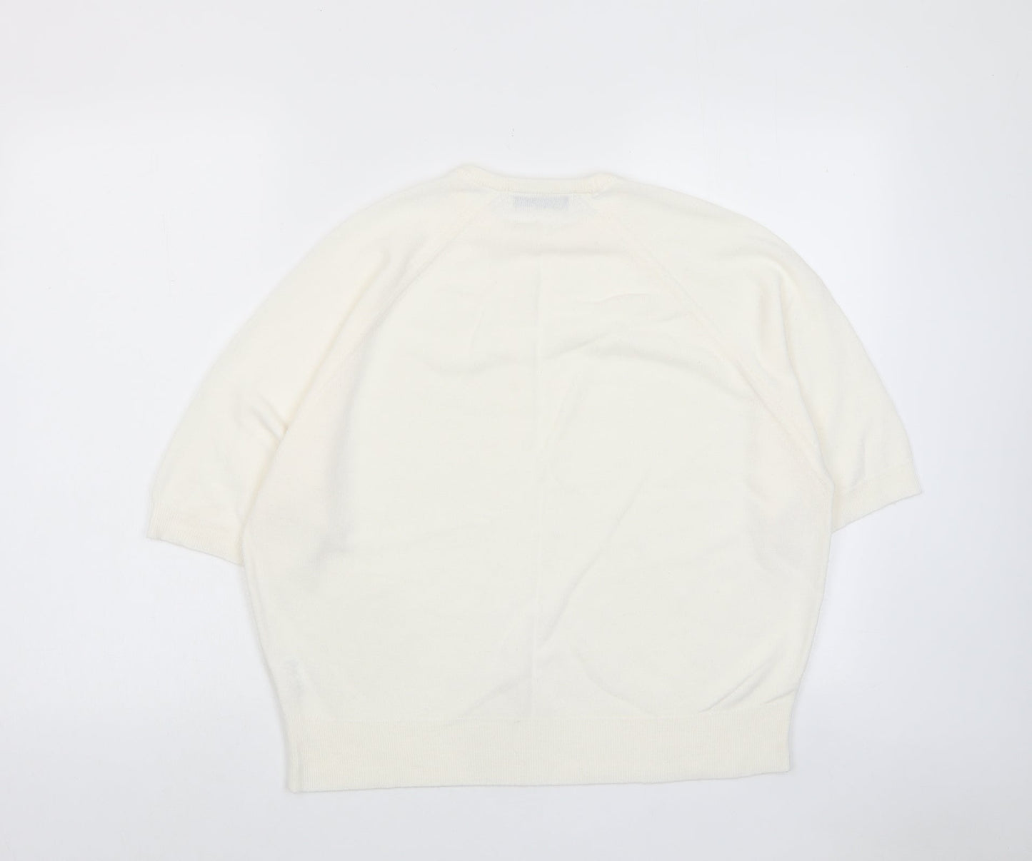 Womens UK Size 14 Berkertex Ivory Pullover Jumper