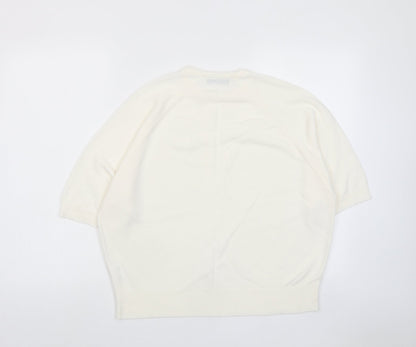Womens UK Size 14 Berkertex Ivory Pullover Jumper