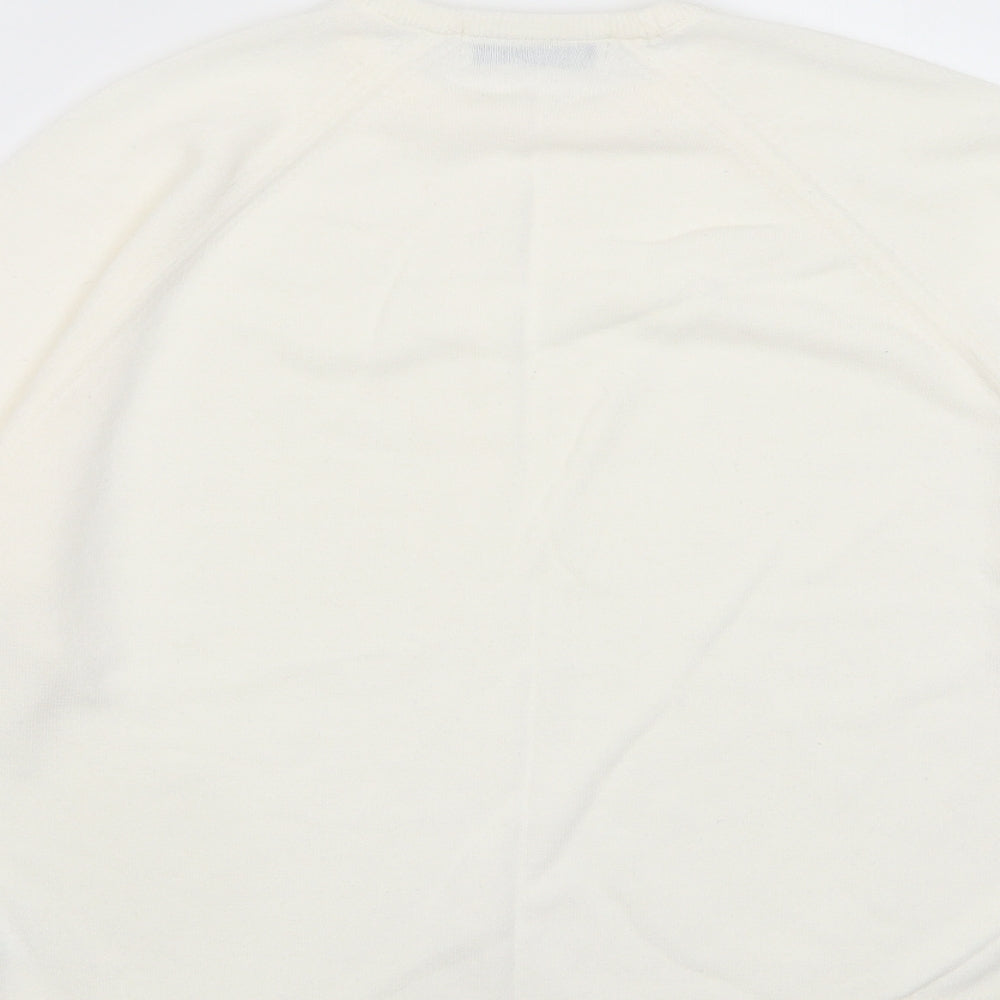 Womens UK Size 14 Berkertex Ivory Pullover Jumper