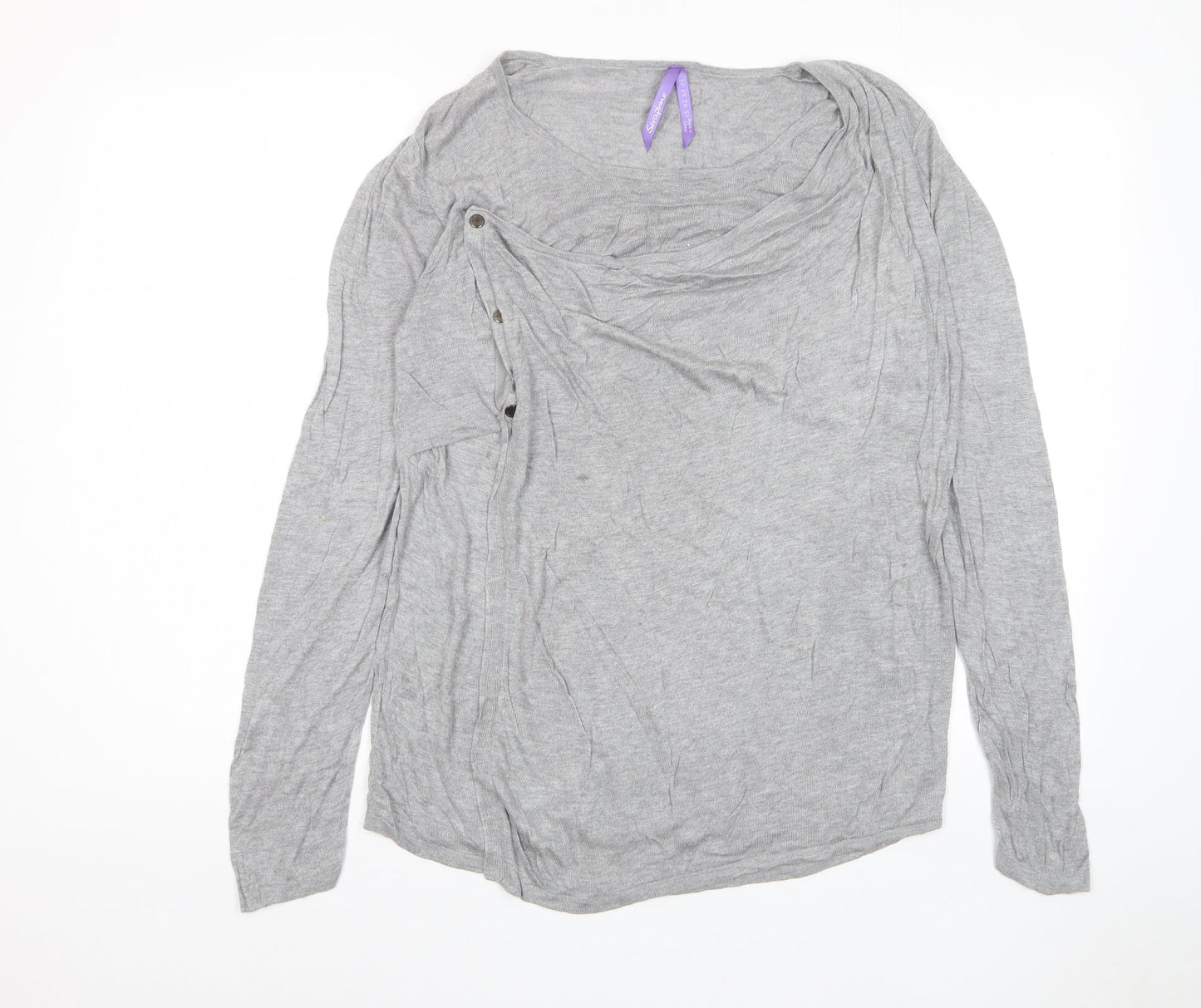 Womens UK Size 16 Simply Be Grey Pullover Jumper