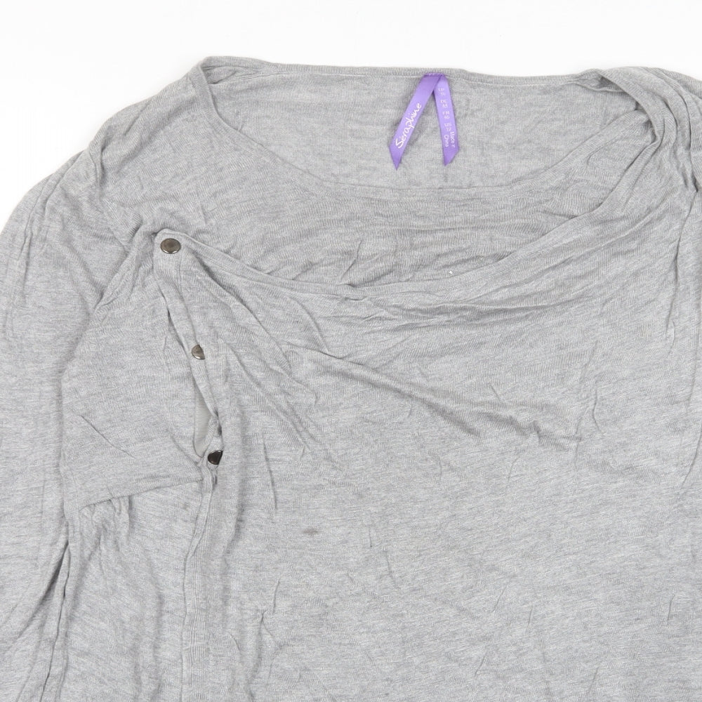 Womens UK Size 16 Simply Be Grey Pullover Jumper