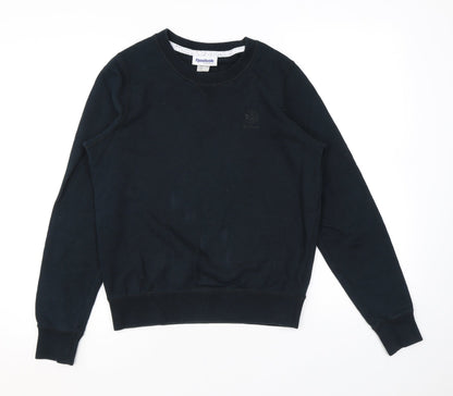 Mens UK Size XS Reebok Black Pullover Sweatshirt
