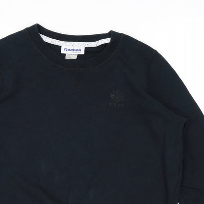 Mens UK Size XS Reebok Black Pullover Sweatshirt