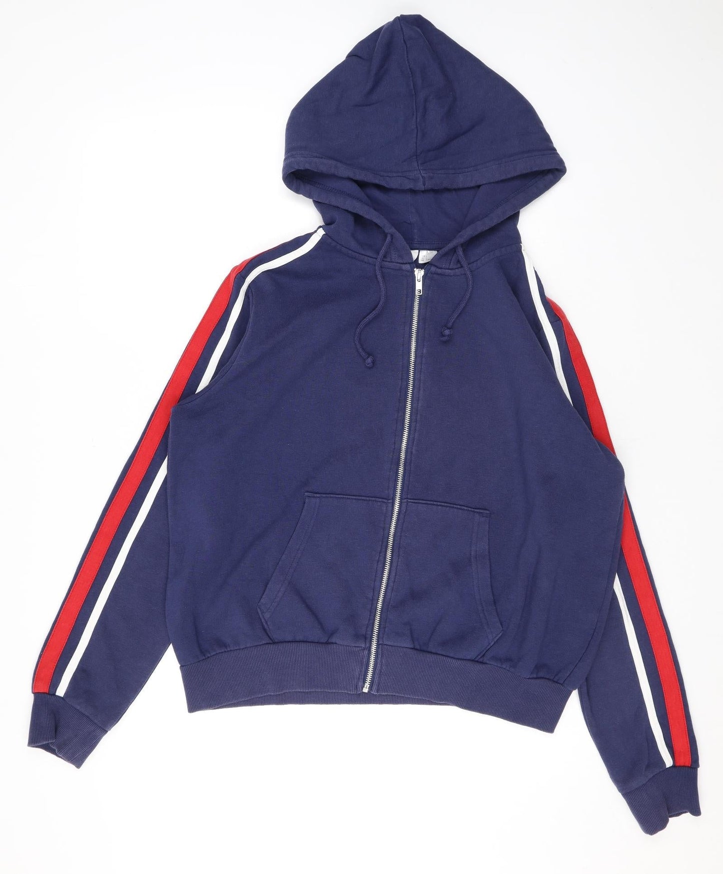 Womens UK Size L Divided by H&M Blue Full Zip Hoodie