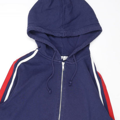 Womens UK Size L Divided by H&M Blue Full Zip Hoodie