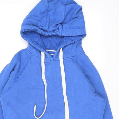 Mantis Womens Blue Cotton Pullover Sweatshirt Size S Pullover