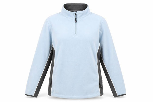 Rock Ice Womens Blue Polyester Pullover Sweatshirt Size 12 Zip