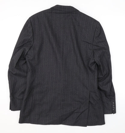 Mens UK Size 40 Burton Regular Grey Suit Jacket
