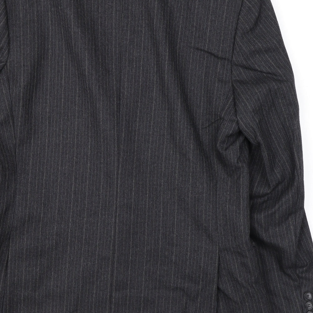 Mens UK Size 40 Burton Regular Grey Suit Jacket