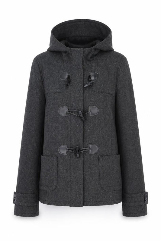 Womens UK Size 10 Topshop Grey Overcoat