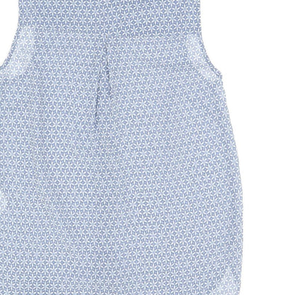 Womens UK Size 6 H&M Blue Basic Tank