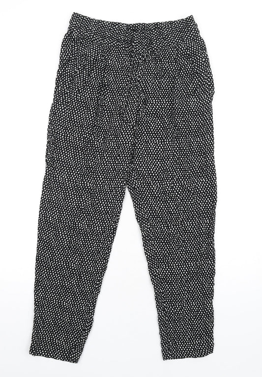 Womens UK Size 8 Marks and Spencer Regular Fit  Black Trousers