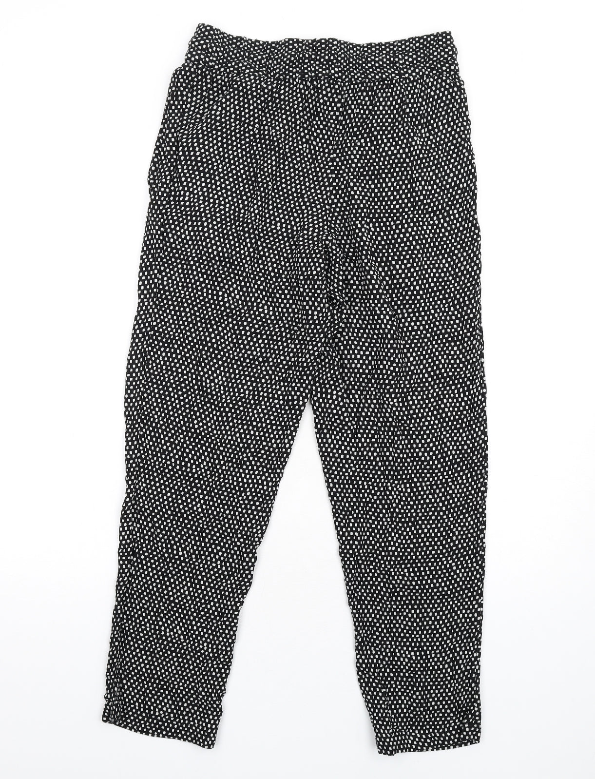 Womens UK Size 8 Marks and Spencer Regular Fit  Black Trousers
