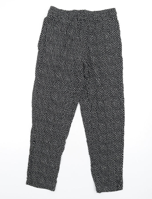 Womens UK Size 8 Marks and Spencer Regular Fit  Black Trousers