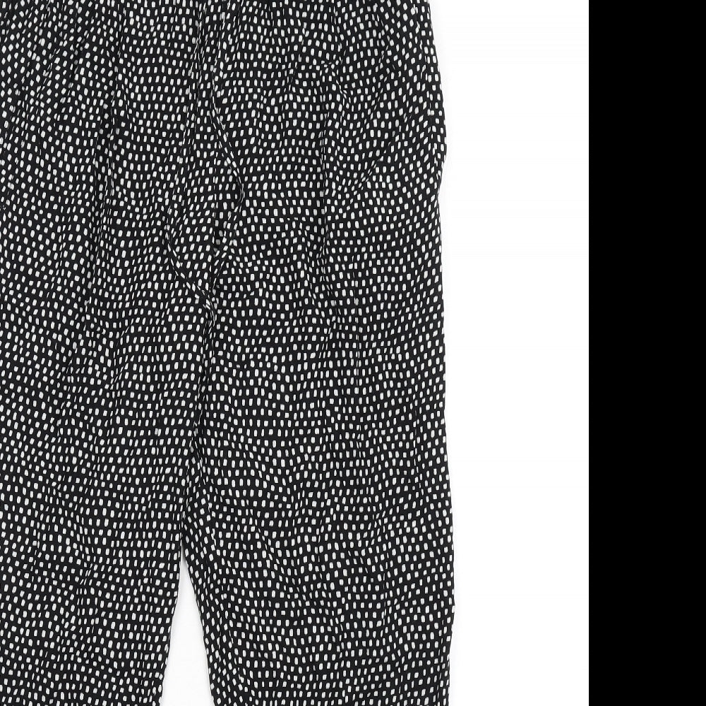 Womens UK Size 8 Marks and Spencer Regular Fit  Black Trousers