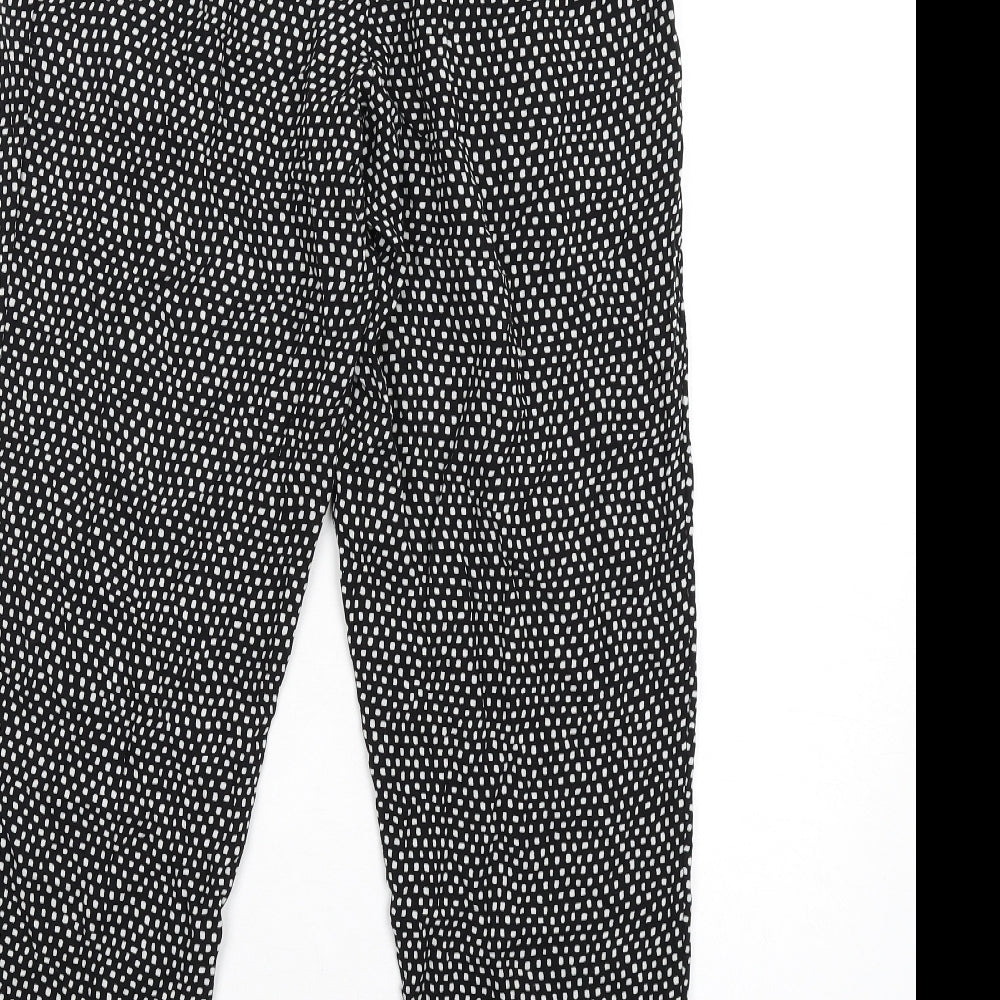 Womens UK Size 8 Marks and Spencer Regular Fit  Black Trousers