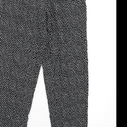 Womens UK Size 8 Marks and Spencer Regular Fit  Black Trousers