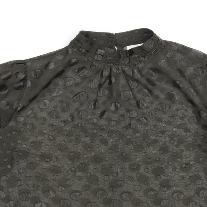Womens UK Size XS Saint Tropez Clothing Green Basic Blouse