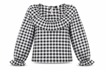 Womens UK Size 2XS H&M Black Basic Blouse