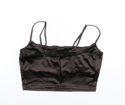 Womens UK Size L H&M Brown Camisole T-Shirt